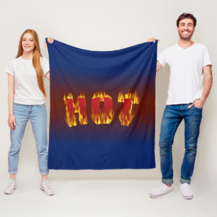 Hot Sign Fleece Deken