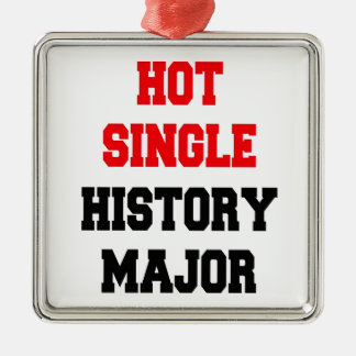 Hot Single History Major Metalen Ornament