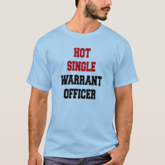 hot single warrant officer t-shirt