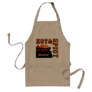 Hot & Spicy, speciaal ontwikkeld Apron Standaard Schort