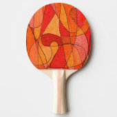 "Hot Spot" Abstracte Ping Pong Paddle Tafeltennisbatje (Voorkant)
