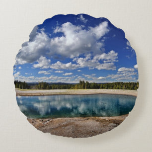 Hot Spring Rond Kussen