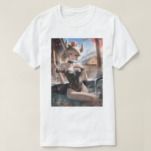 Hot Spring Turtle Queen 75 T-shirt (Design voorkant)