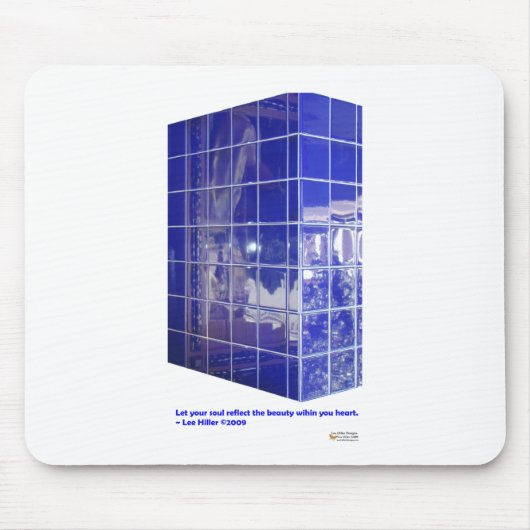 Hot-Springs, AR BlueTile Reflection-cadeautjes Muismat (Voorkant)