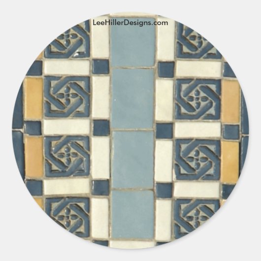 Hot Springs, AR De Maurice Tegels geven Apparel Ronde Sticker (Voorkant)