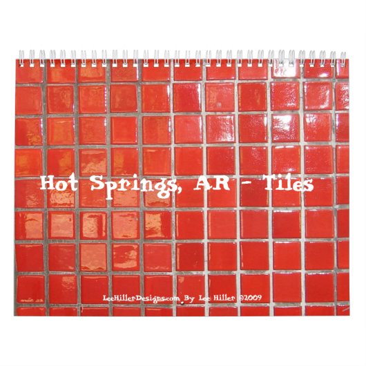 Hot Springs, AR Historic District Tegels Calender Kalender (Hoes)
