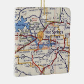 Hot Springs AR Keramisch Ornament (Rechts)