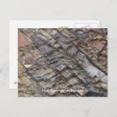 Hot Springs, AR Rock Layers Central Ave Carte post (Devant / Derrière)