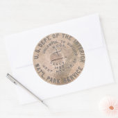 Hot Springs, AR US Dept Of The Interior Stickers (Enveloppe)