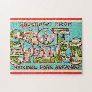 Hot Springs Arkansas 11x14 Legpuzzel