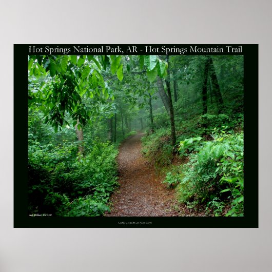 Hot Springs National Park, AR Fading Fog Posters (Devant)
