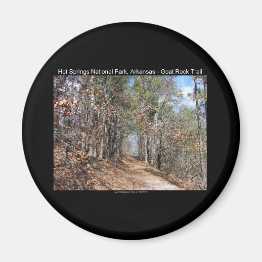 Hot Springs National Park, AR Goat Rock Trail Magneet (Voorkant)