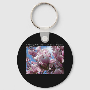 Hot Springs National Park AR Saucer Magnoia Gifts Sleutelhanger