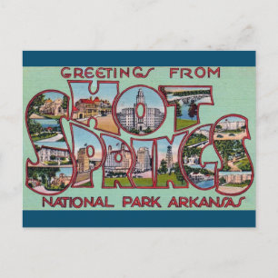 Hot Springs National Park Arkansas Briefkaart