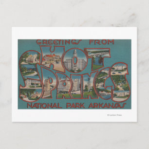 Hot Springs National Park, Arkansas Briefkaart