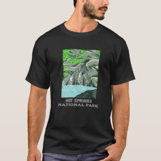 Hot Springs National Park Arkansas Camping Hiking T-shirt