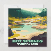 Hot Springs National Park Arkansas Retro (Voorkant)
