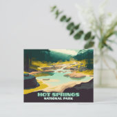 Hot Springs National Park Arkansas  Retro Briefkaart (Staand voorkant)