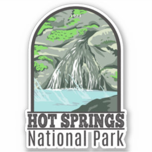 Hot Springs National Park Arkansas  Sticker
