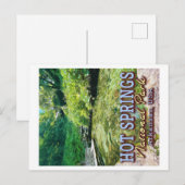HOT SPRINGS NATIONAL PARK - ARKANSAS VERENIGDE STA BRIEFKAART (Voorkant / Achterkant)