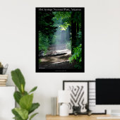 Hot Springs National Park Dead Chief Trail Poster (Thuiskantoor)