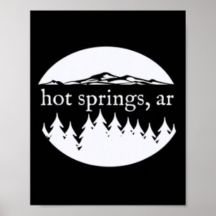 Hot Springs National Park In Arkansas Natuur Vakan Poster