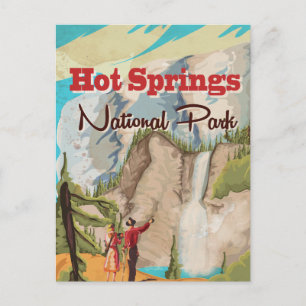 Hot Springs National Park-reisposter Briefkaart