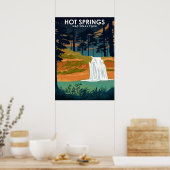 Hot Springs National Park Travel Poster (Cuisine)