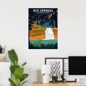 Hot Springs National Park Travel Poster (Bureau à domicile)