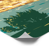 Hot Springs State Park Wyoming  Poster (Hoek)