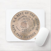 Hot-Springs US Dept of the Interior Gifts Apparel Muismat (Met muis)