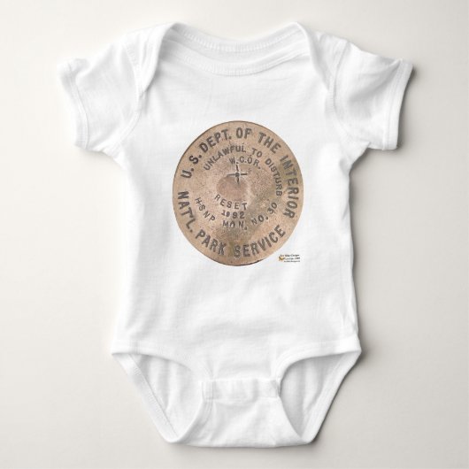 Hot-Springs US Dept of the Interior Gifts Apparel Romper (Voorkant)