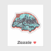 Hot Springs Village, Arkansas Sticker (Vel)