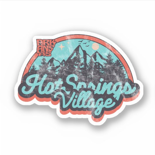 Hot Springs Village, Arkansas Sticker (Voorkant)