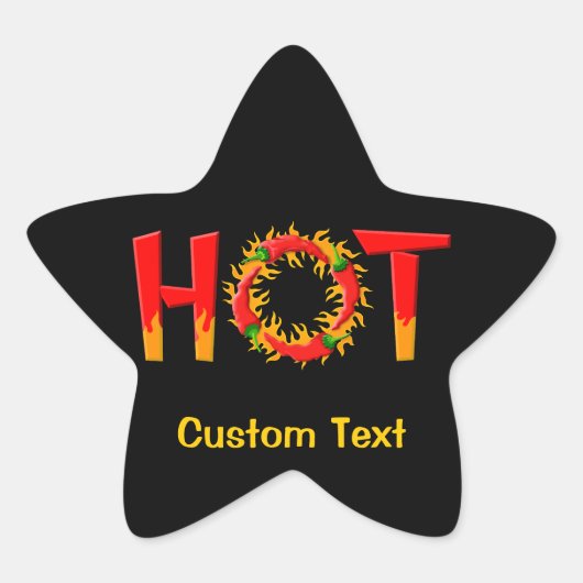 HOT STER STICKER (Voorkant)