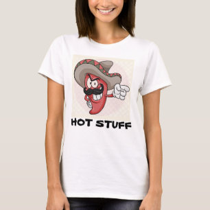 HOT STUFF GRAPPIG PUN T-SHIRT