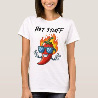 Hot Stuff liefhebber pittig eten T-shirt