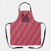“Hot Stuff” Middelgroot formaat Schort (Voorkant)