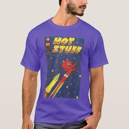 Hot Stuff Stary Comic Cover funny T-shirt (Voorkant)