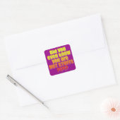 Hot Stuffs Decal! Vierkante Sticker (Envelop)
