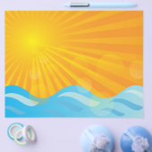 Hot Summer Background Flyer (Enkel)