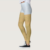 Hot Summer Blue Sky Savanna Grass Leggings (Links)