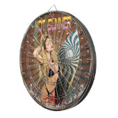 Hot Summer Dartbord (Voorkant Rechts)