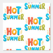 Hot Summer - Hot Summer Season Stamp Behang (Voorkant)