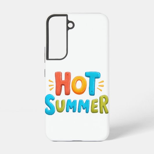 Hot Summer - Hot Summer Season Stamp Samsung Galaxy Hoesje (Achterkant)