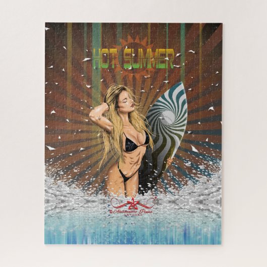 Hot Summer Legpuzzel (Verticaal)