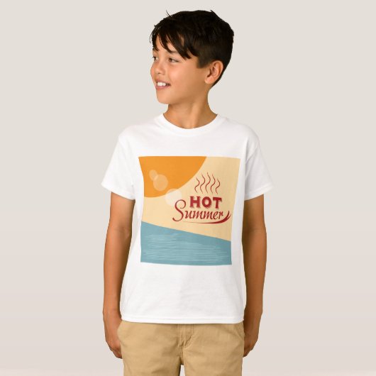 Hot Summer T-shirt (Voorkant volledig)