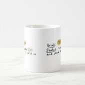 Hot Tea, Iced Tea, Illustration Mug (Centre)