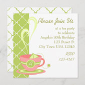 Hot Tea Kaart (Voorkant / Achterkant)