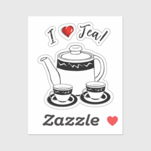 Hot Tea Maand Sticker